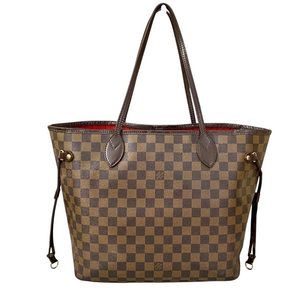 Louis Vuitton Handbags - LOUIS VUITTON Damier Ebene Neverfull MM Tote Shoulder Bag SP3098